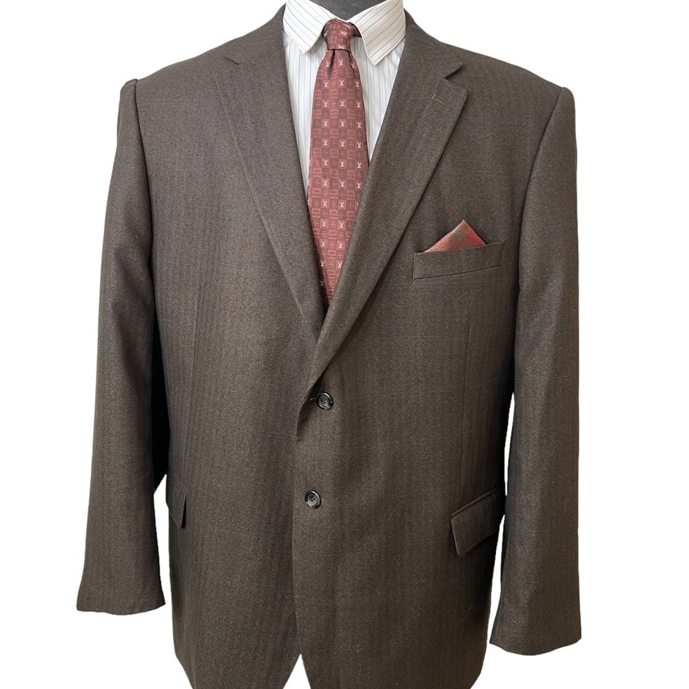 LINEA UOMO MENS DRESS BLAZER HANDSOMELY FITTED WHEN ON FEELS LIKE CASHM☑️ - Picture 3 of 10